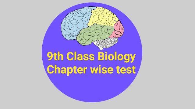 Class 9th Biology Chapter wise Tests English Urdu medium pdf