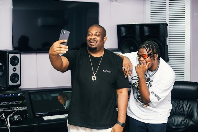 ‘I Am Your Very Big Fan’ - Don Jazzy Declares After Hosting Pheez Mr Producer (Photos)