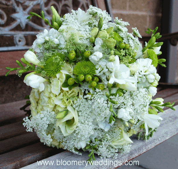 A rustic chic take on the hydrangea bouquet bloomery weddings