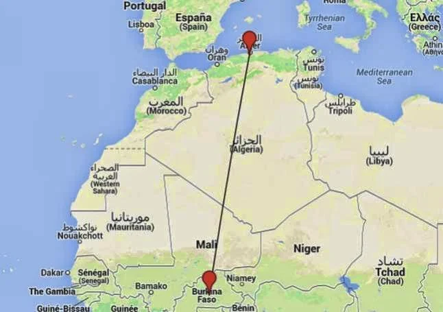 se estrella el avion desaparecido con destino a Argel