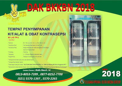  distributor produk dak bkkbn 2018, kie kit bkkbn 2018, genre kit bkkbn 2018, plkb kit bkkbn 2018, ppkbd kit bkkbn 2018, obgyn bed 2018, iud kit 2018, lemari alkon bkkbn 2018, tempat alkon 2018