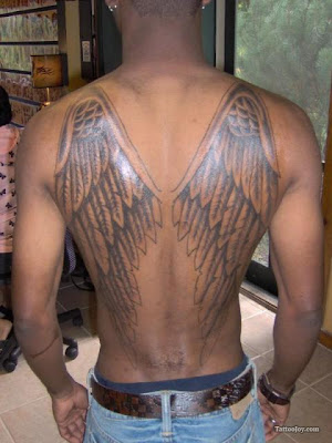 Full Back Tattoo Wings