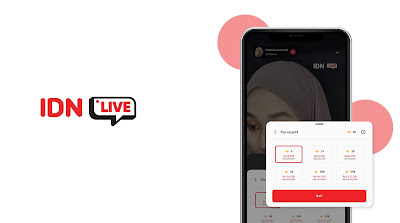 IDN Live membuat konten live streaming