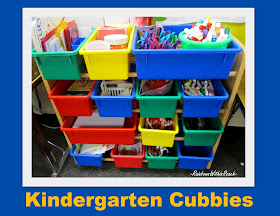 photo of: kindergarten shelf organization, getting organized, organized classroom materials