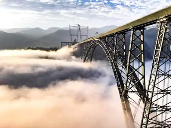 world tallest chenab bridge