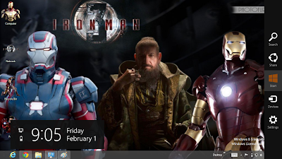 IRON MAN 3 Theme For Windows 8