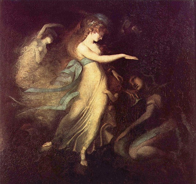 Henry Fuseli, "Prince Arthur and the Fairy Queen" (c. 1788)