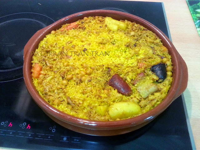 arroz al horno, cocina española tradicional