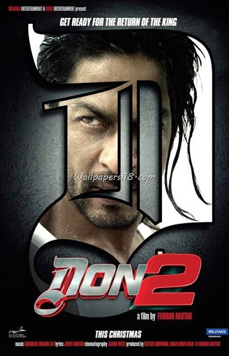 Shahrukh Khan Movie Don 2 Latest Wallpapers | Don 2 Photos Gallery 2011 | Shahrukh Playing Dangerous Role in Don 2 Posters