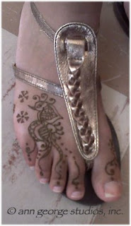 foot tattoo henna toes