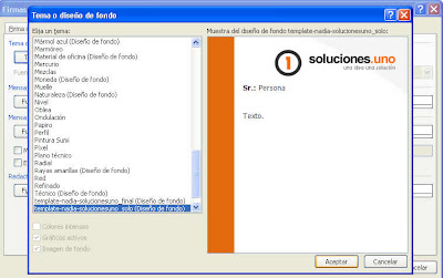 Configurar una plantilla de mail en Outlook 2007 - Imagen 4