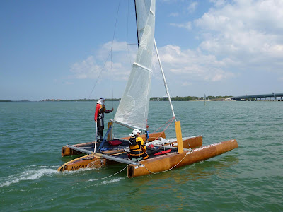 3 Small Trimarans Built by WaterTribe Guys | Small Trimarans