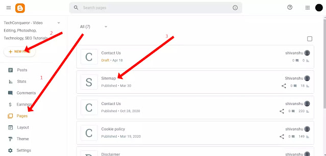 Guide to make a HTML Sitemap