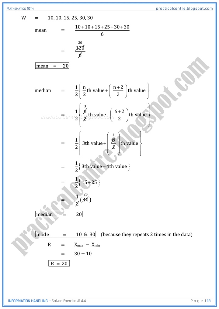 information-handling-exercise-4-4-mathematics-10th