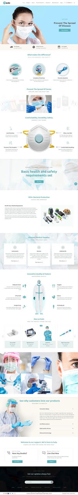 Download Medical Products Shopify Theme 