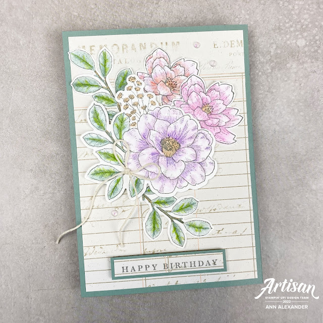 Happy Birthday - Cottage Rose - Inspire and Create with Stampin' Up!®