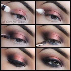 MAQUILLAJE DE FIESTA OJOS AHUMADOS