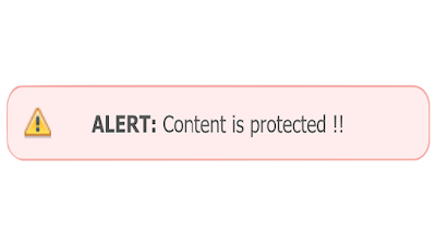 ALERT: Content is Protected