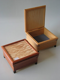 small wood boxes
