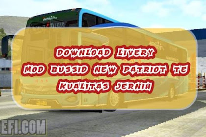 Download Livery MOD BUSSID New Patriot TE By ASXFM Kualitas Jernih PNG