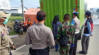 Jelang Hari Raya Idul Fitri, Kodim 0410/KBL Bersama Tim Gugus Tugas Covid-19 Lakukan Pemeriksaan Bagi Kendaraan Yang Akan Melintasi Kota Bandarlampung