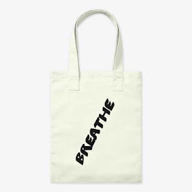 Breathe Tote Bag White