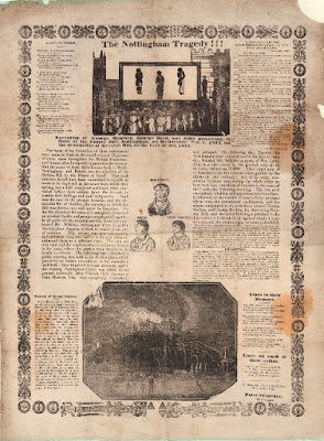 Handbill detailing the executions, 1832