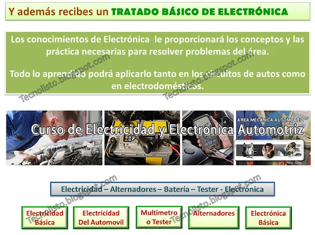"Manual Electricidad y Electronica Automotriz y uso del tester"