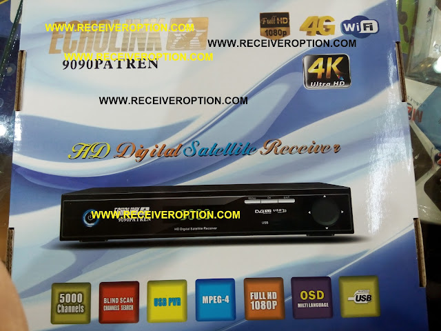 ECHOLINK 9090 PATREN HD RECEIVER BISS KEY OPTION