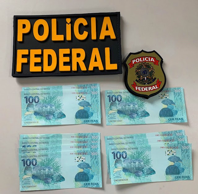 Polícia Federal prende dois homens em flagrante com dinheiro falso em Parnaíba