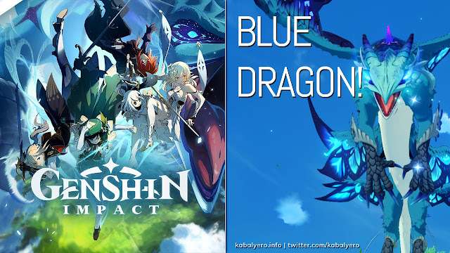 Blue Dragon, A Fight In The Air! [Genshin Impact Gameplay PC 2020]