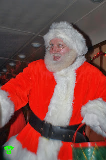 Santa on the Santa Train Ride
