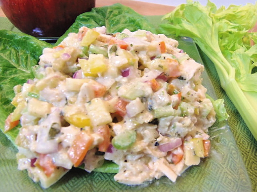 Rainbow Chicken Salad Recipe