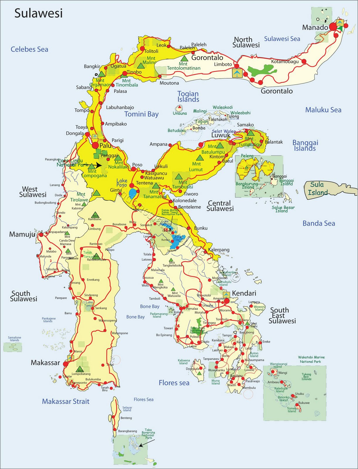 ARZU MAHAPATI: Peta Sulawesi