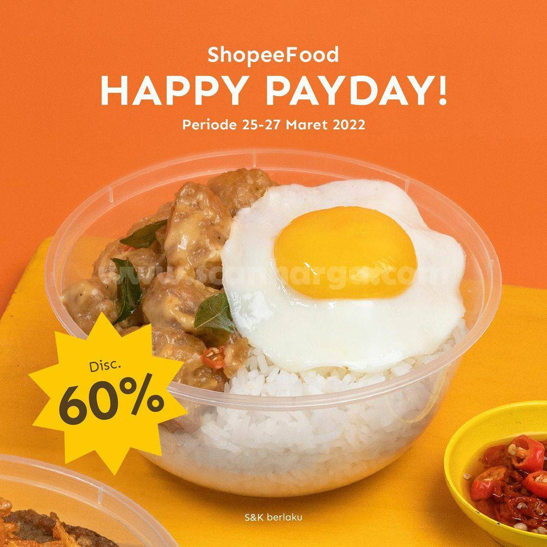 SEC BOWL Promo PAYDAY SHOPEEFOOD – DISKON hingga 60%