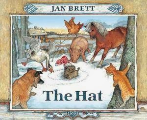 http://www.amazon.com/The-Hat-Jan-Brett/dp/0399234616/ref=pd_sim_b_1