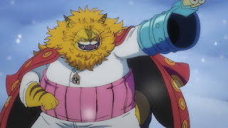 ワンピースアニメ 993話 ONE PIECE Episode 993 ネコマムシ 左手