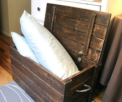 wood storage chest plans