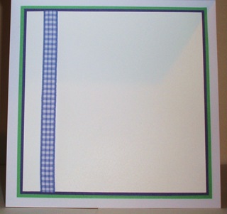 CCC challenge 141 - gingham & roses (inside view)