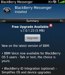 BlackBerry Messenger 7.0.1.23