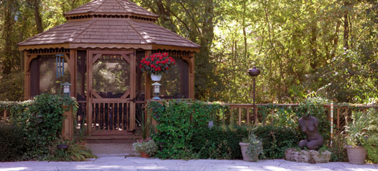 Octagon Cedar Double Roof 