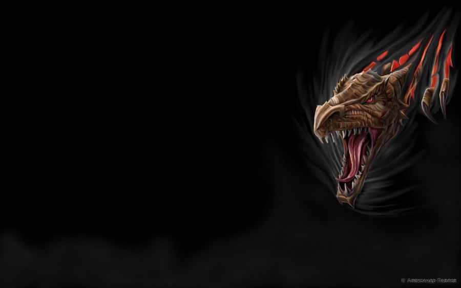 Dark Dragon Wallpaper