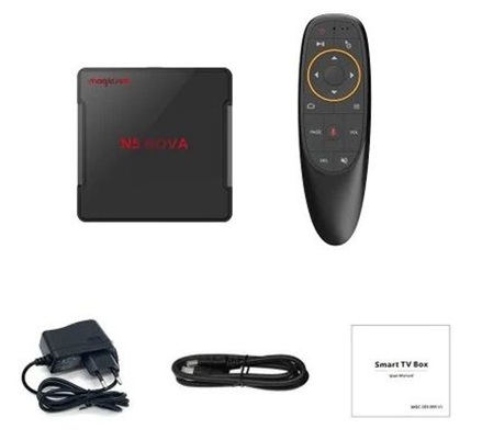 Magicsee N5 NOVA: TV Box 4K con Android 9.0 y control por voz