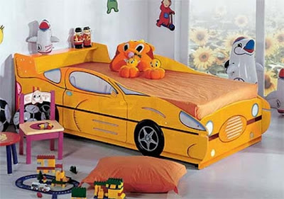 cama coche niños