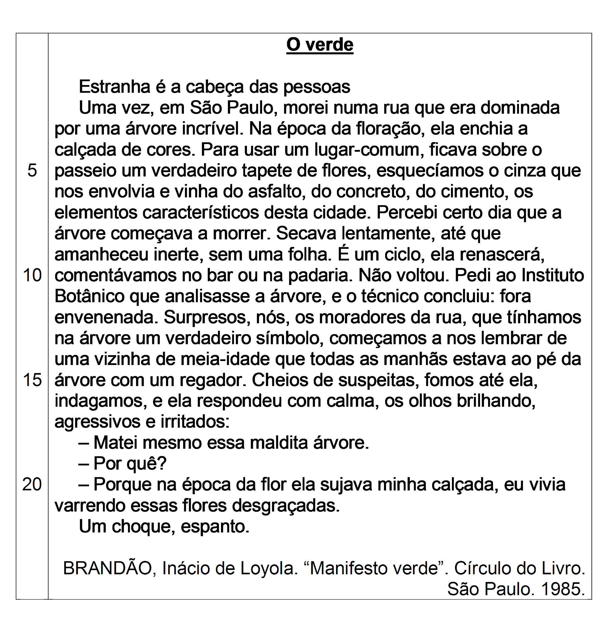 CORREÇÃO - 9.º Ano - PROVA - 2.ª NOTA do 1.º BIMESTRE - RECUPERAÇÃO - Elementos e Estrutura da Narrativa