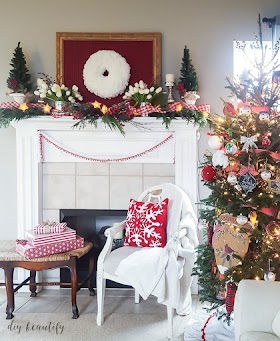decorating a mantle for christmas Adventures in decorating: revisiting
last year's christmas mantel