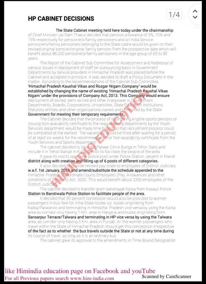 HP CABINET DECISION 28/09/2022