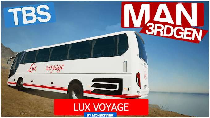 Tourist Bus Simulator - Repaint Lux Voyage Maroc - Bus MAN Lion's Coach - Type 3rdGen