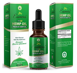 Hemp Oil for Pain Relief, 500mg Hemp Extract, Anxiety Relief, Lower Cholesterol, Boost Immune System, All Natural Supplement, Rich in Fatty Acid Omega 3 and Omega 6, 1 Fl oz. (30ml), by Essencios 