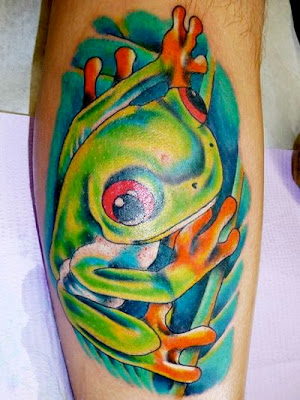 frog tattoo design